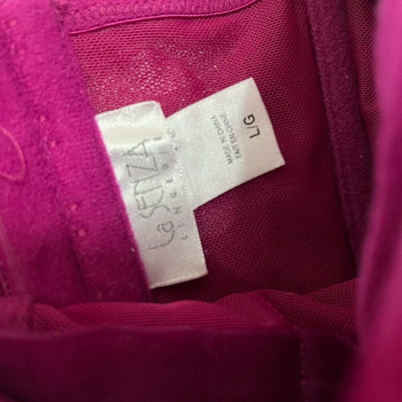 La Senza - y2k mesh ruched corset bustier top - size L - Picture 7 of 14